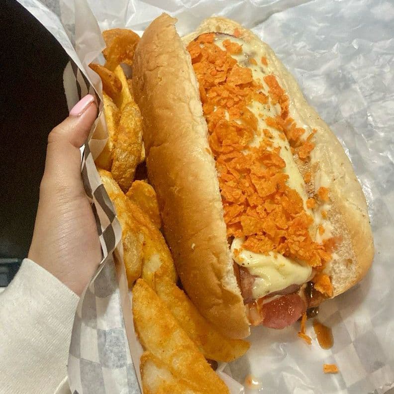 Hotdog Perron Doritos Nacho