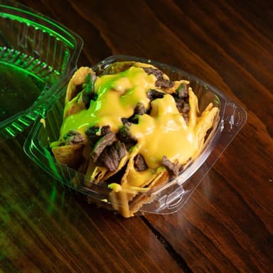 Nachos con guisado