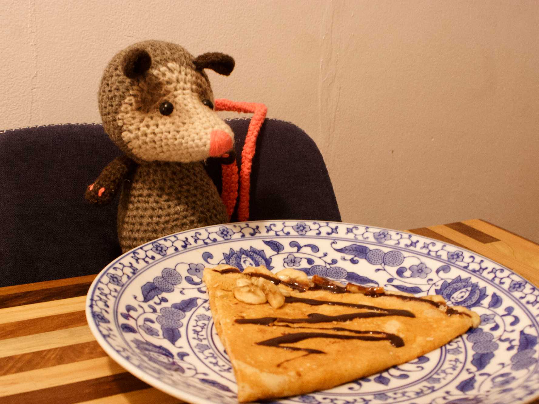 Plátano con Chocolate Semiamargo