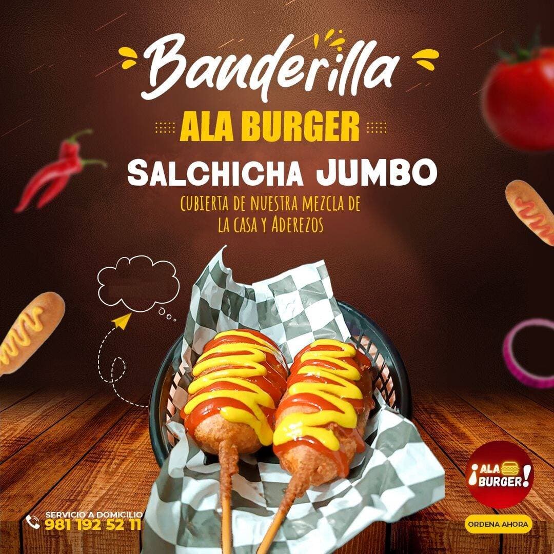 Banderilla Jumbo (Salchicha de Pavo)