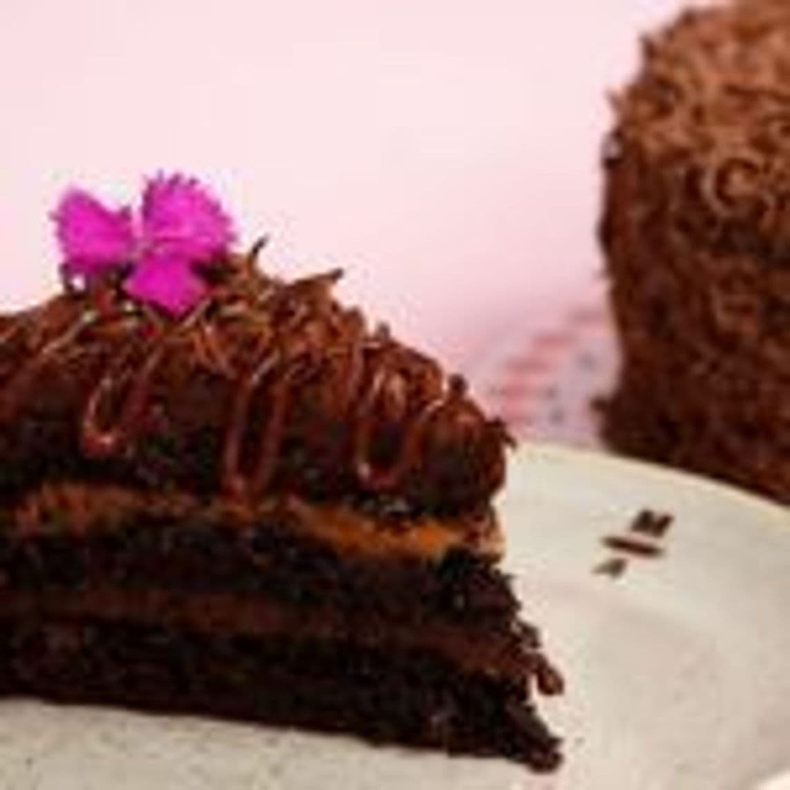 Porción torta de chocolate
