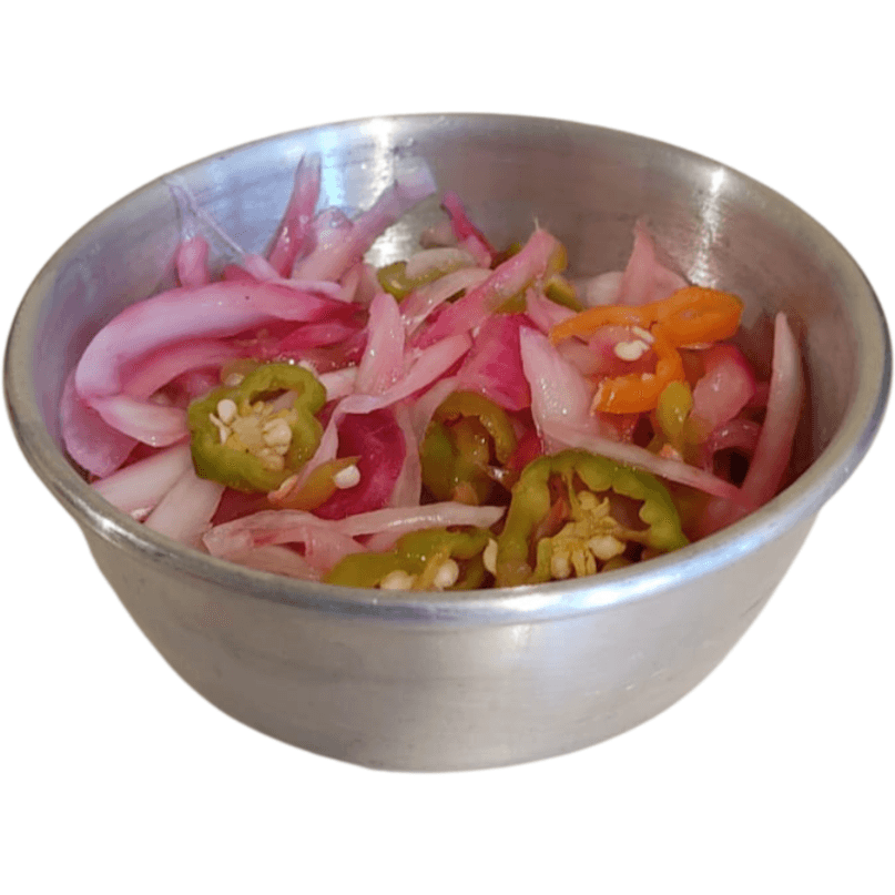 Habaneros Encurtidos Con Cebolla Morada