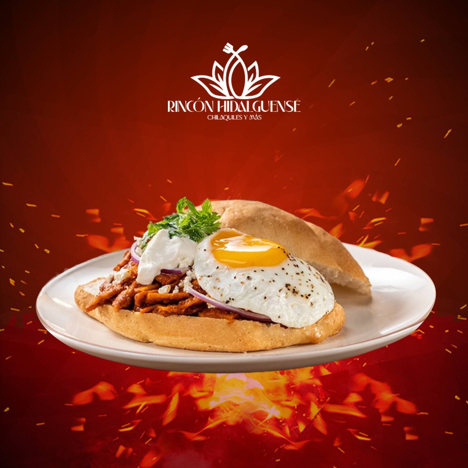 Torta de Chilaquiles con Huevo