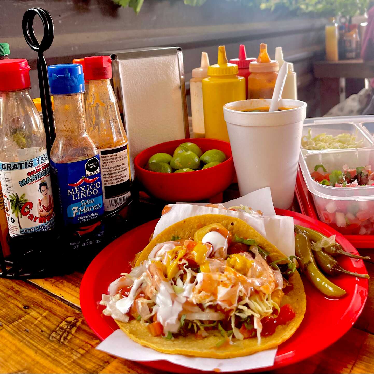 Combo 3 Tacos de Pescado + Bebida