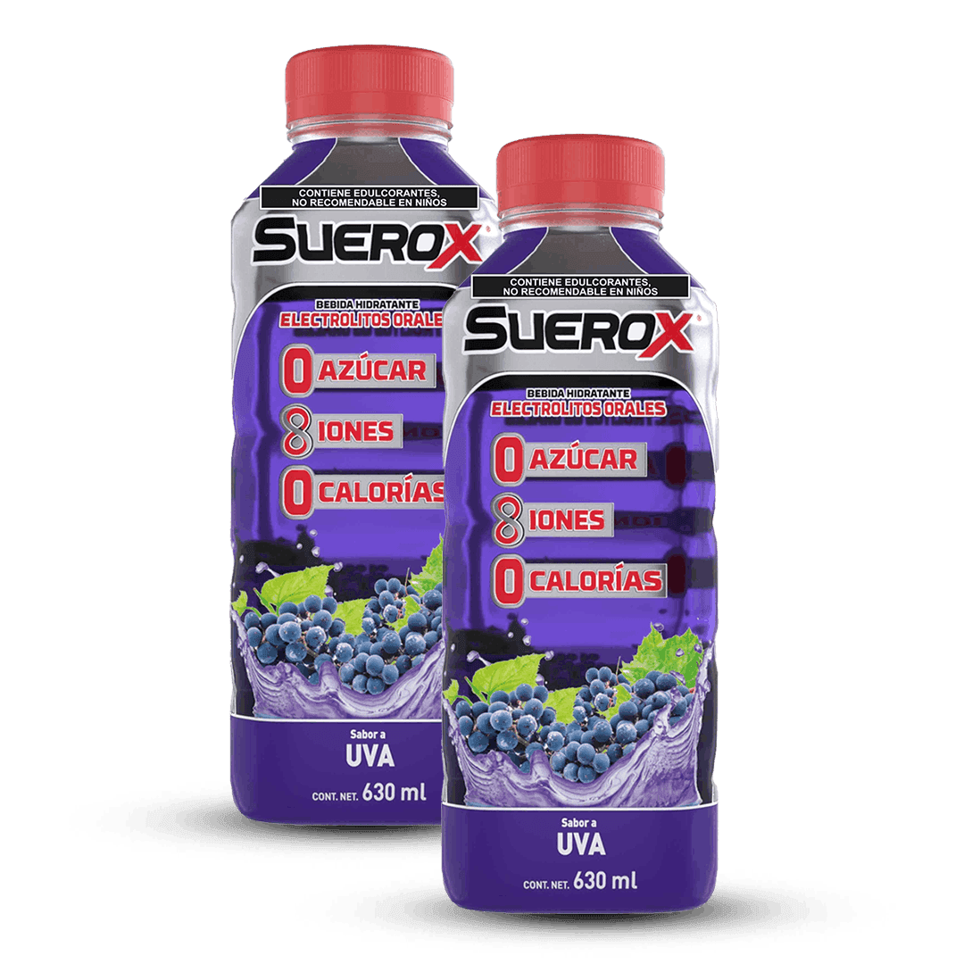 2 Suerox Uva 630ml