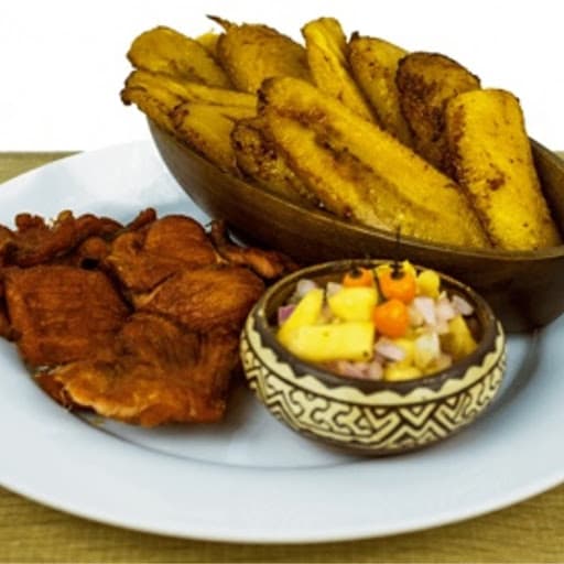 Maduros con cecina