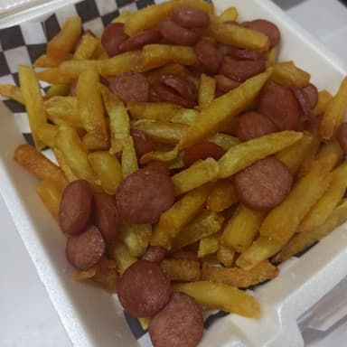 Papas a la Francesa con Salchicha