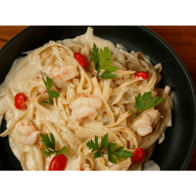 Fetuccini Cremoso de Camarón