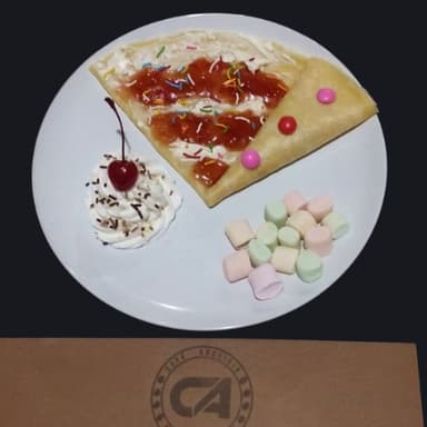 Crepa con Mermelada de Fresa