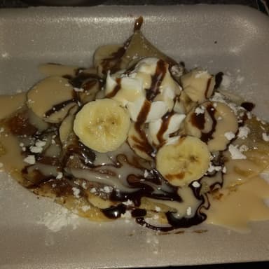 Plátano con Mermelada de Fresa