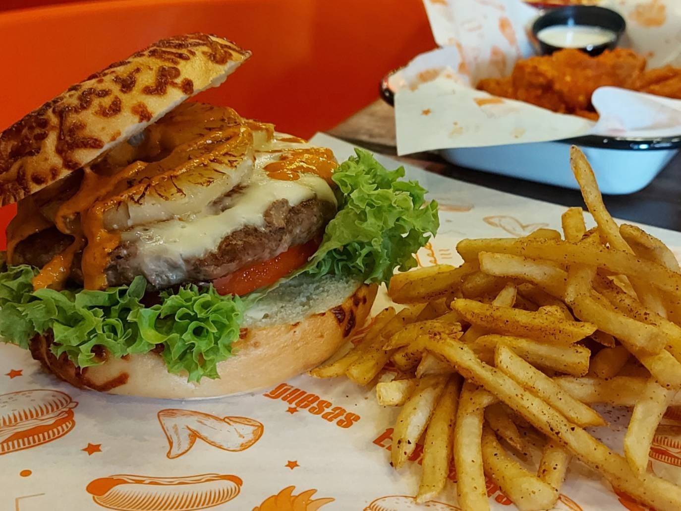 Spicy Honolulu Burger