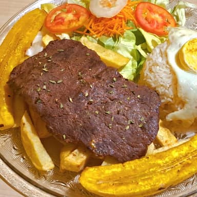 Bistec a lo Pobre