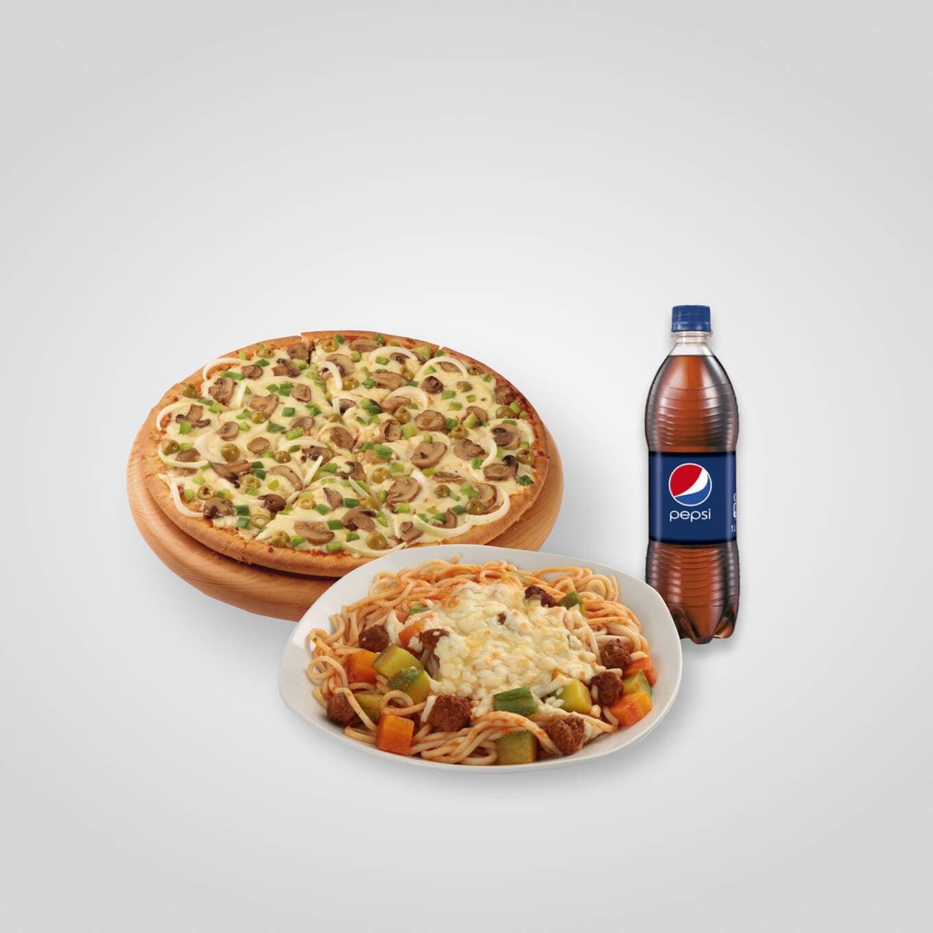 Combo Pizza Personal + Espagueti +Refresco