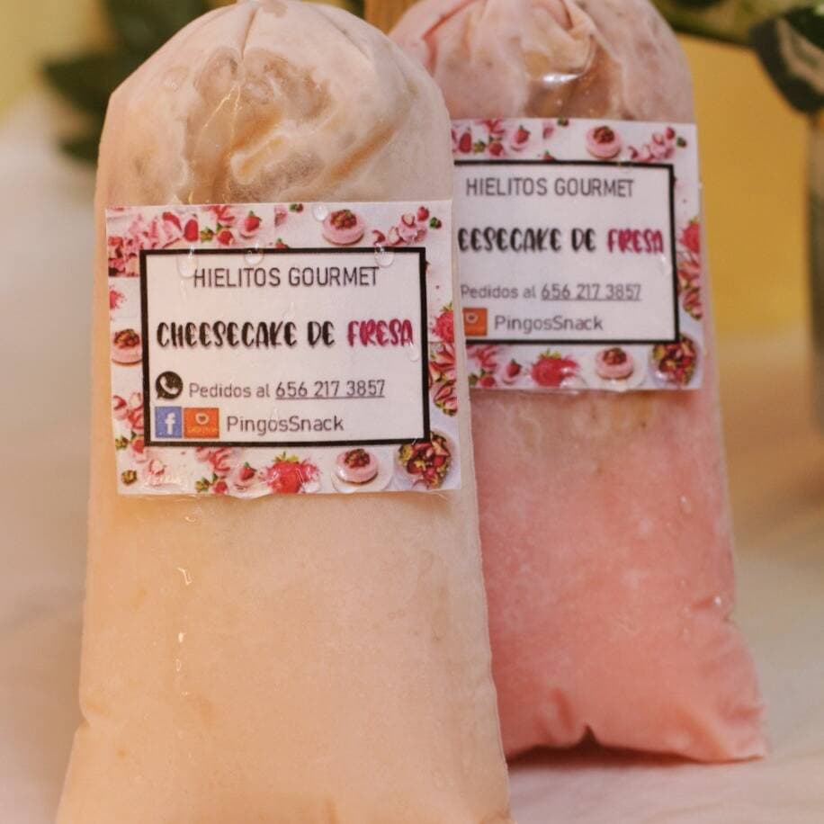 Hielito de CHEESECAKE DE FRESA