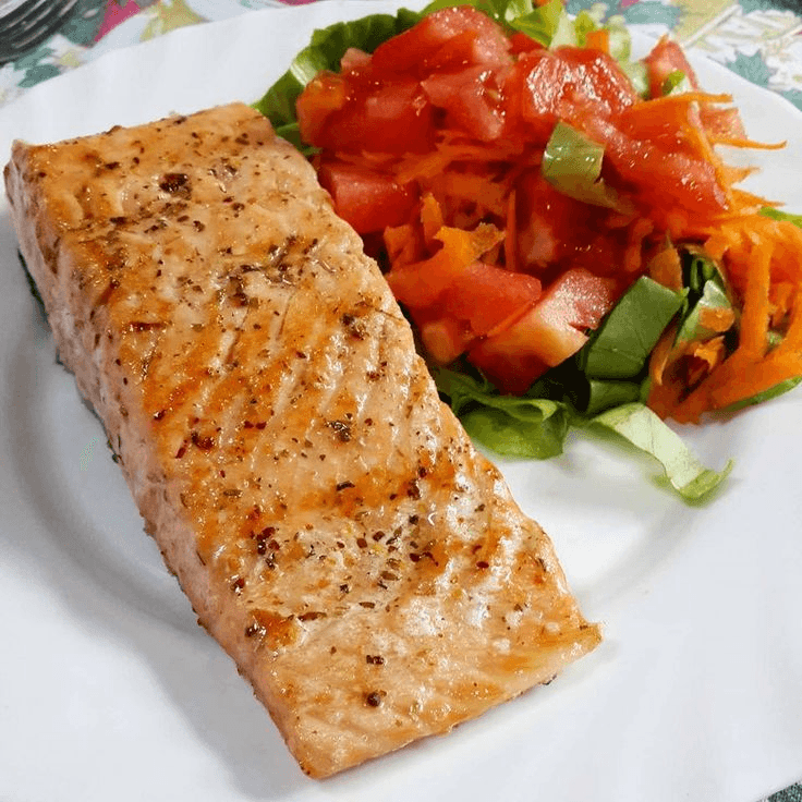 Salmón A La Plancha