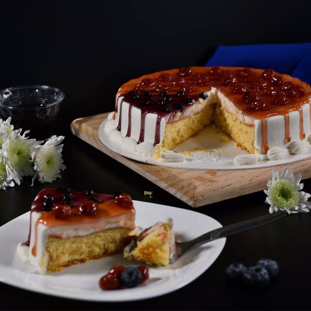 Cheesecake cereza & Blueberry Grande 12-15personas