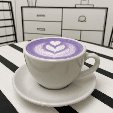 Taro latte 12oz