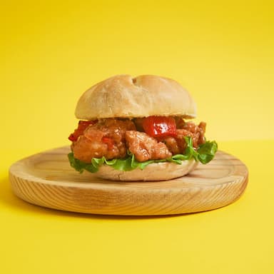 Sanguche Pollo agridulce