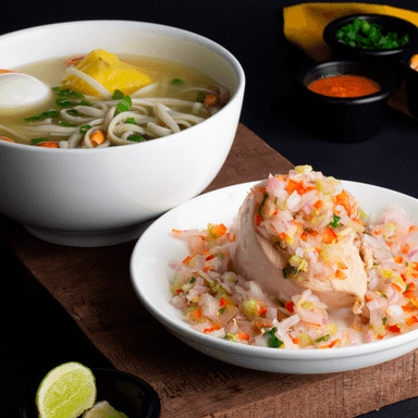 Caldo de Gallina Acevichada