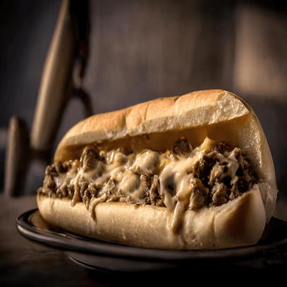 Hot Dog de Pavo Montado con Bistec