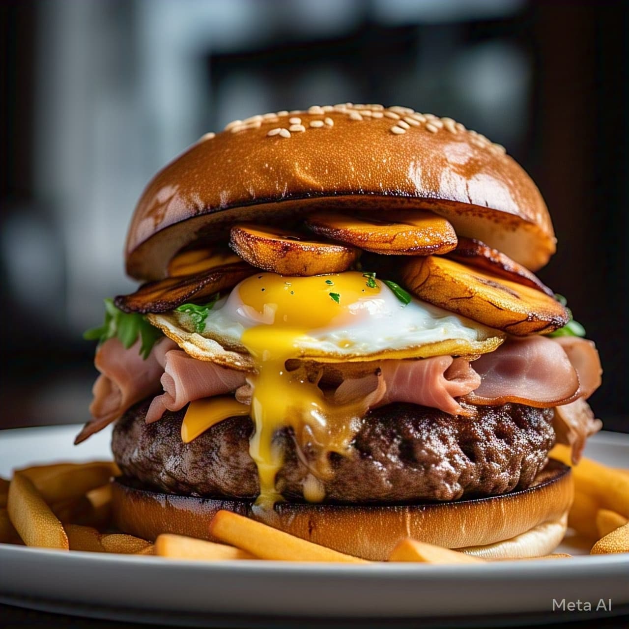 Hamburguesa criolla en combo