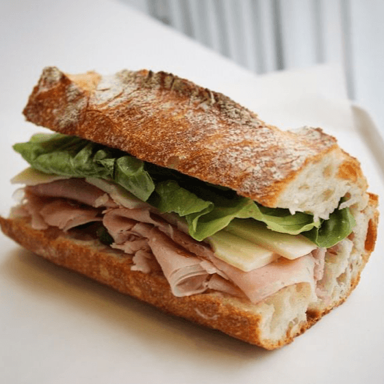 Baguette de Jamón Alemán con queso