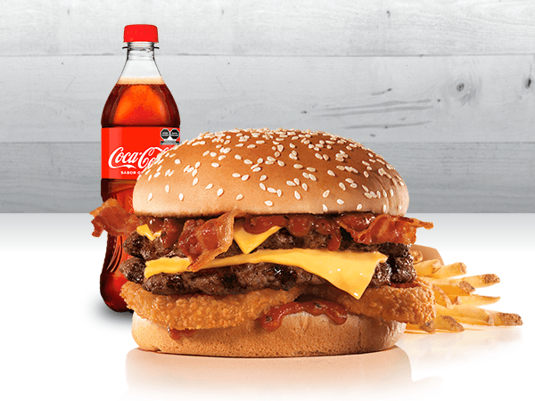 Combo Double Western Bacon Cheeseburger