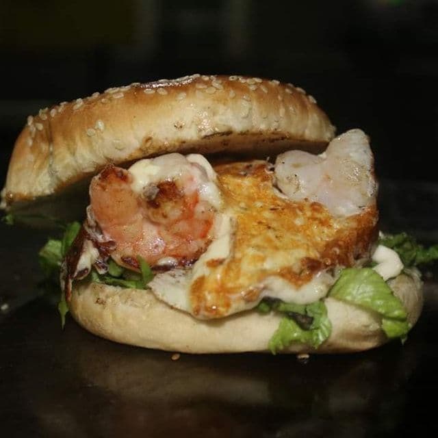 Hamburguesa de Camarón