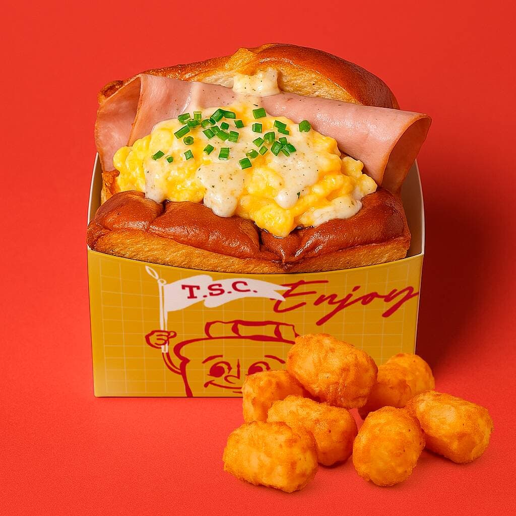 Ham & Chesse + Tater Tots + Refresco