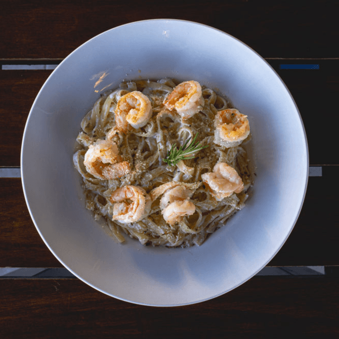 Fetuccini en Salsa Alfredo