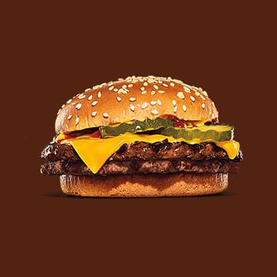 Hamburguesa Doble con queso