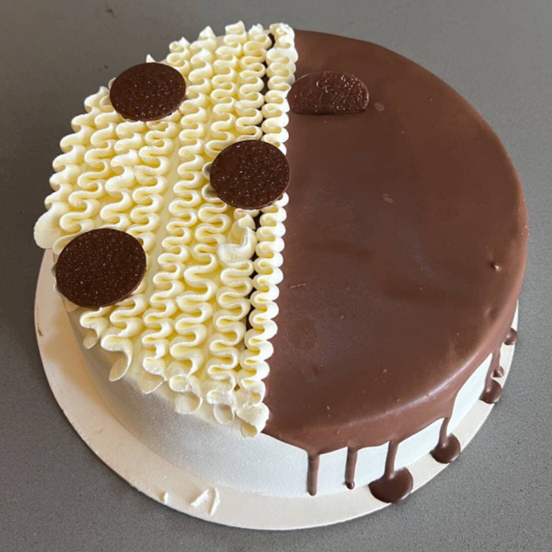 Media Receta Pastel Chocoqueso