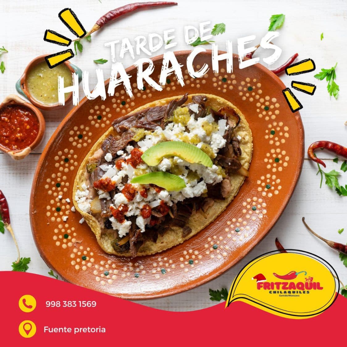 Huarache De Chicharrón Prensado