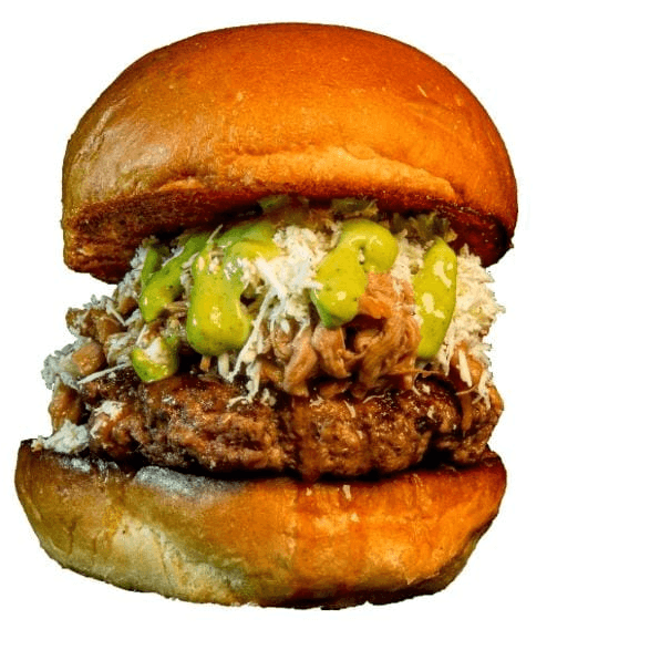 Combos Hamburguesa Pulled Pork + Papas + Bebida