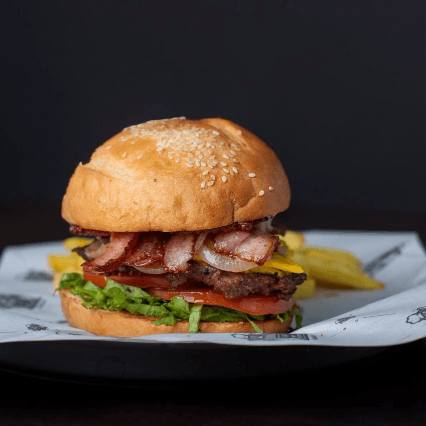 Hamburguesa Tocineta y Queso