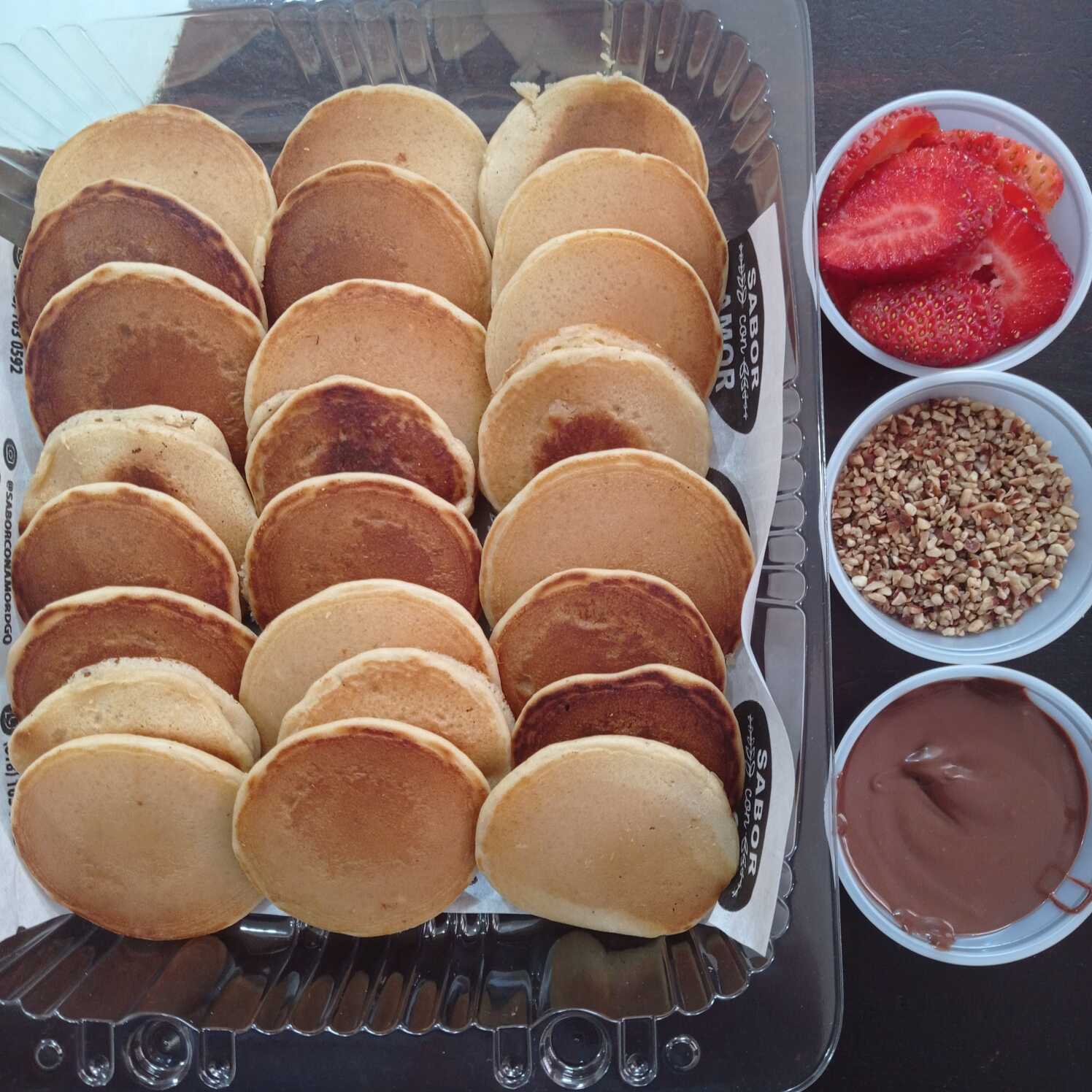 Mini Hot Cakes Pareja