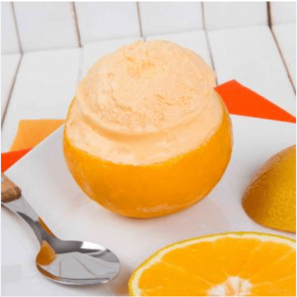 Helado chalco naranja