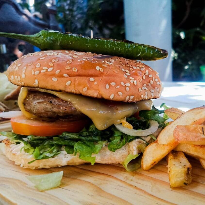 Hamburguesa con papas
