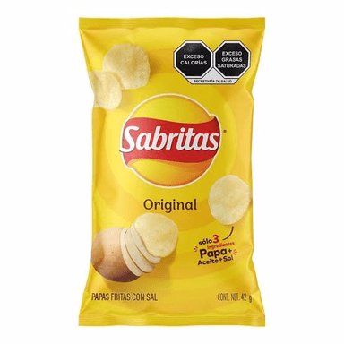 Sabritas Naturales Sal 80 Gramos