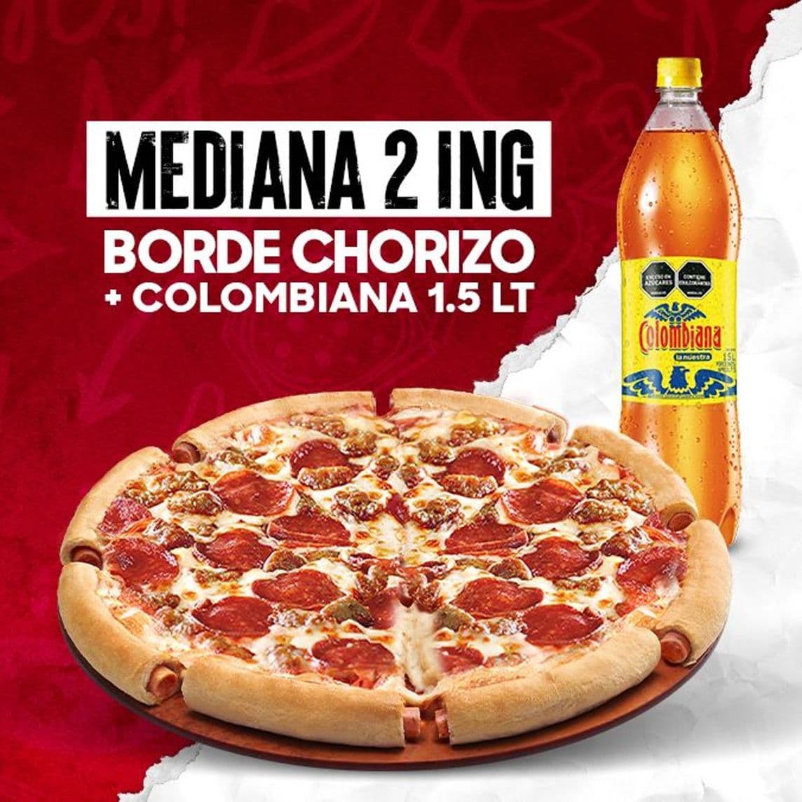 Combo Mediana Borde Chorizo