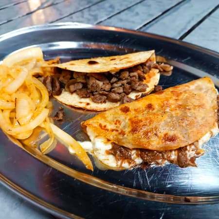 Taco Asada de Tortilla de Harina
