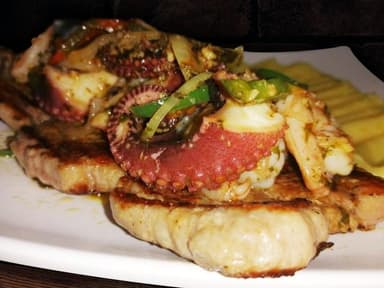 Churrasco Con Mariscos