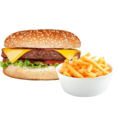 Hamburguesa con Papas