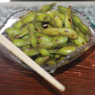 Edamames Asados
