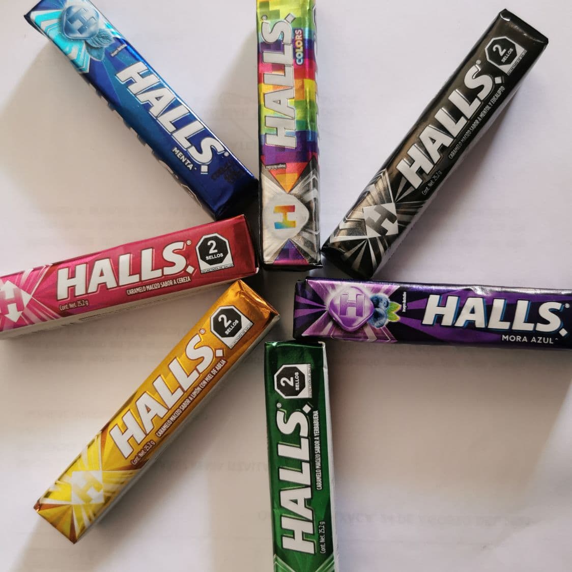 HALLS PASTILLAS