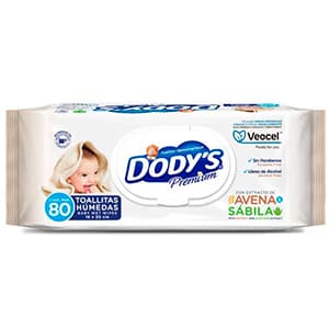 TOALLAS HUMEDAS DODY´S PREMIUM 80 PZA