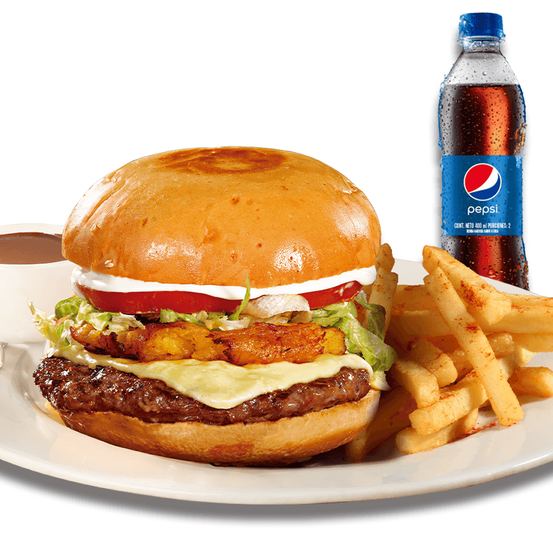 Hamburguesa Plátano