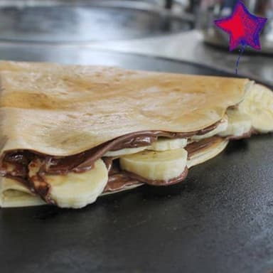 Crepa de Plátano con Uva