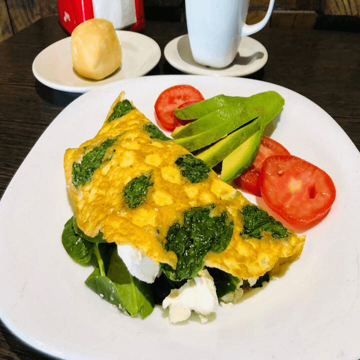 Omelette con Espinacas