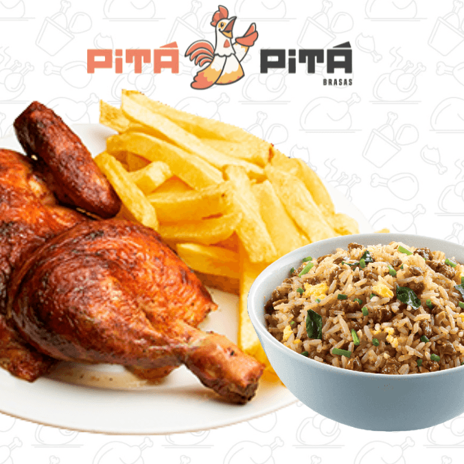 1/2 Pollo a la Brasa + Arroz Chaufa